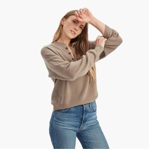 Naadam Cashmere Sweater Brown L